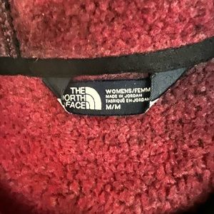 North Face Fleece Hooded Pullover Sweater